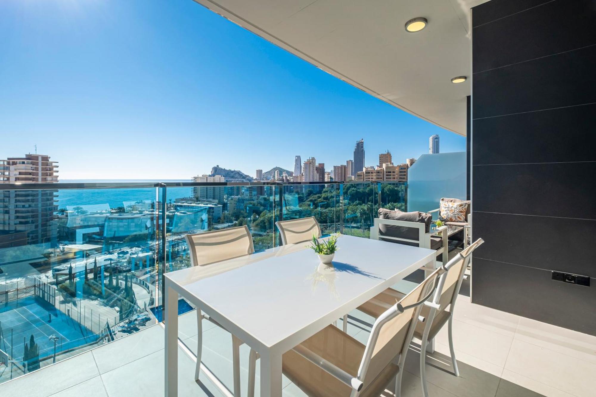 Sunset Drive Resort Apartment 4-8 Poniente Beach 貝尼多姆 外观 照片