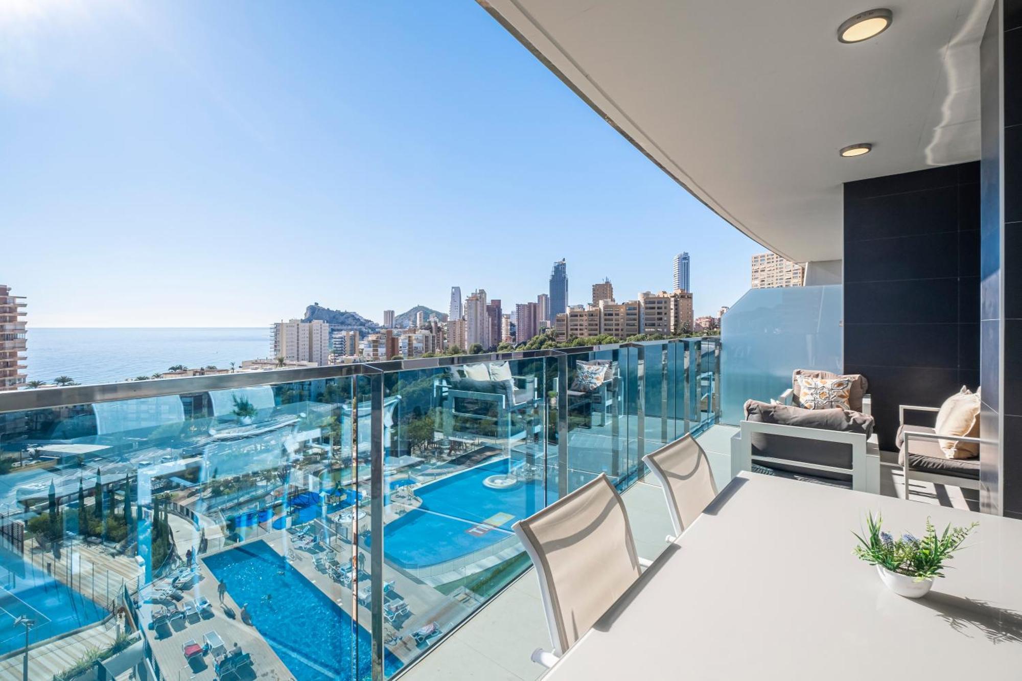 Sunset Drive Resort Apartment 4-8 Poniente Beach 貝尼多姆 外观 照片